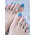 thumbnail image 2 of Tiras de gel para pedicura Sohora Semicuradas de PP Baccarat Blue con accesorios, 2 of 7