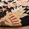 thumbnail image 4 of SAFAVIEH Blossom Layla Floral Area Rug, Black/Multi, 6' x 6' Round, 4 of 6