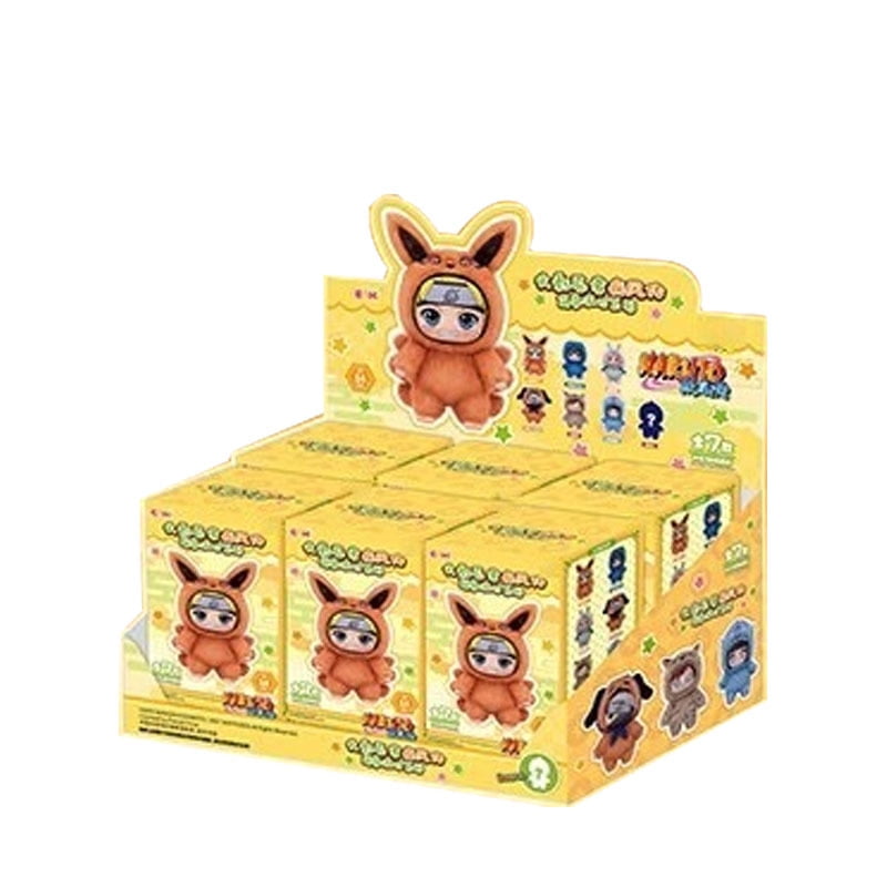New EAKI Naruto Blind Box Shippuden Party Series Uzumaki Stuffed Shippuden Original Plush Figure Ornament Toy Collection Gift