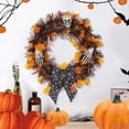 thumbnail image 7 of sruoe Halloween Decor, Halloween Decoration Indoor, Artificial Wreaths, Halloween Decoration Outdoor, Halloween Decoration, Halloween Wreaths for Front Door, Halloween Pumpkin Decoration Wreath, 7 of 7