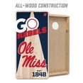 thumbnail image 4 of YouTheFan NCAA Mississippi Rebels 2' x 4' Cornhole Game, 4 of 6
