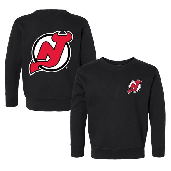 Toddler Chad & Jake Black New Jersey Devils Pullover Sweatshirt