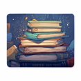 thumbnail image 1 of Square Mouse Pad Books, Personalized Premium-Textured Custom Mouse Mat Design, Washable Mousepad Lycra Cloth, Non-Slip Rubber Base Computer Mouse Pads for Wireless Mouse, 1 of 2