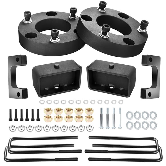 Kit elevador de vehículos Amumu Silverado Sierra de 3.5 pulgadas en la parte delantera y 3 pulgadas en la parte trasera