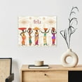 thumbnail image 6 of Gukieu Black African Woman Print Canvas Decorative Hanging Painting, Waterproof Art Wall Decoration with Frame, Suitable for Living Room, Bedroom, 6 of 6