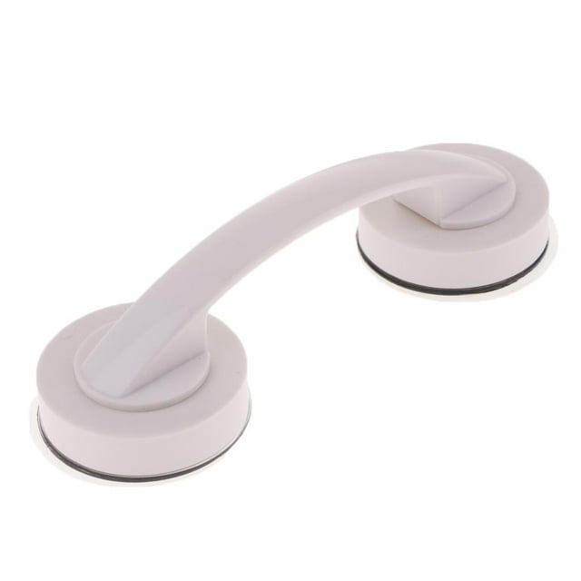 Poignée de Porte à Ventouse Étanche pour Fenêtre de Salle de Bain Blanc L