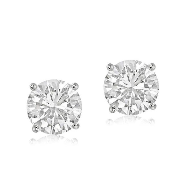 Friendly Diamonds - IGI Certified Lab Grown Diamond Earrings 14K Yellow ...