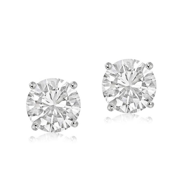 Friendly Diamonds IGI Certified Lab Grown Diamond Earrings 14K Yellow