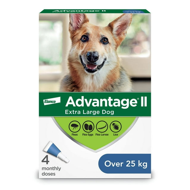 Advantage II Flea Treatment for Extra Large Dogs (4 doses)
