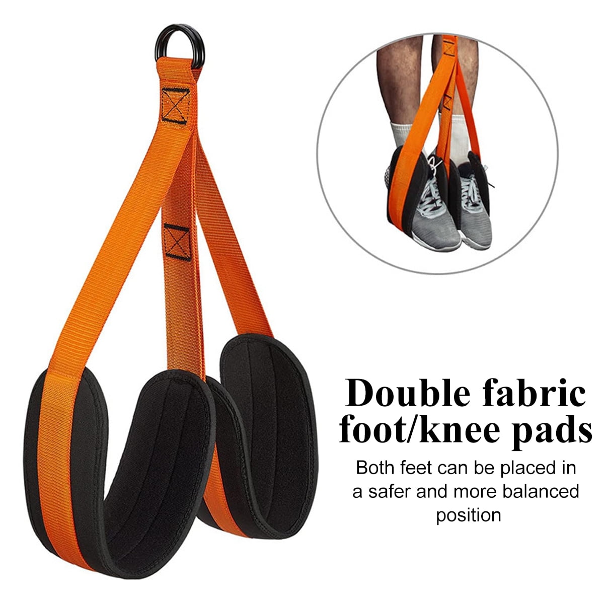 Pull Up Assistance Bands, Heavy Duty Resistance Band for Pull Up Bar, Adjustable Weight/Size with Fabric Feet/Knee Rest, Bands for Pull Up Assist for Strength Training - Style 1