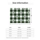 thumbnail image 5 of Balery Green White Lumberjack Plaid Manta de Franela con Dibujo, Lujo Ultra Suave y Cálido, Antipelusa y Resistente a las Arrugas para Cama, Sofá, Camping -60"x50", 5 of 6