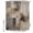 Charcoal Black, variant on Grey Abstract Art Shower Curtains for Bathroom, Contemporary Luxury Waterproof Fabric Shower Curtain, Decorative Bathroom Curtain for Bathtub, 36"x72", No Hooks Included