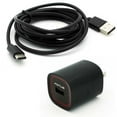 thumbnail image 3 of 18W Adaptive Fast USB Home Charger 6ft Type-C Turbo Cable Adapter Wall Travel AC Power Long USB-C Sync Wire [Black] GLZ for LG V20 V30 - Motorola Moto Z Droid Force Droid Z2 Force, 3 of 5