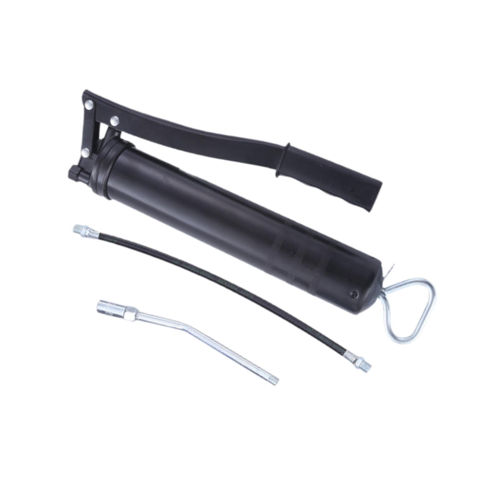 Wzmzjy Hand Held Grease Filler Tool Heavy Duty 15 inch Length Professional Black Grease