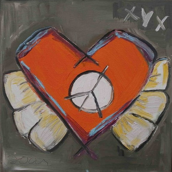 Marmont Hill "Sore Heart" by Tori Campisi Painting Print on Canvas