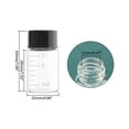thumbnail image 3 of 24 Pack 7ml Clear Glass Sample Vials Empty Glass Bottles with Screw Cap Lab Liquid Sampling Bottles for Chemistry Lab Chemicals, 3 of 6