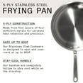 thumbnail image 3 of Made In Cookware - 12-Inch Stainless Steel Frying Pan With Lid, 3 of 7