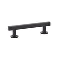 thumbnail image 1 of emtek 86454 freestone cabinet pull flat black (4" centers), 1 of 6