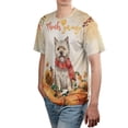 thumbnail image 4 of Happy Thanksgiving Cairn Terrier with Turkey Pumpkins Autumn Vibes All Over Print 3D Shirt Unisex Merch Cairns Dog Lover - 12018, 4 of 6