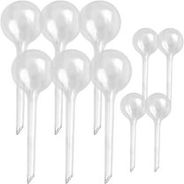 10pcs Plant Self Watering Globes, Clear Plastic Self Watering Bulbs Flower Automatic Watering Stakes Devices, Garden Self Watering Device for Outdoor Indoor Plant