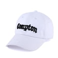 thumbnail image 1 of Gorra de béisbol Comptons blanca para hombre Snapback, tamaño ajustable, 1 of 1