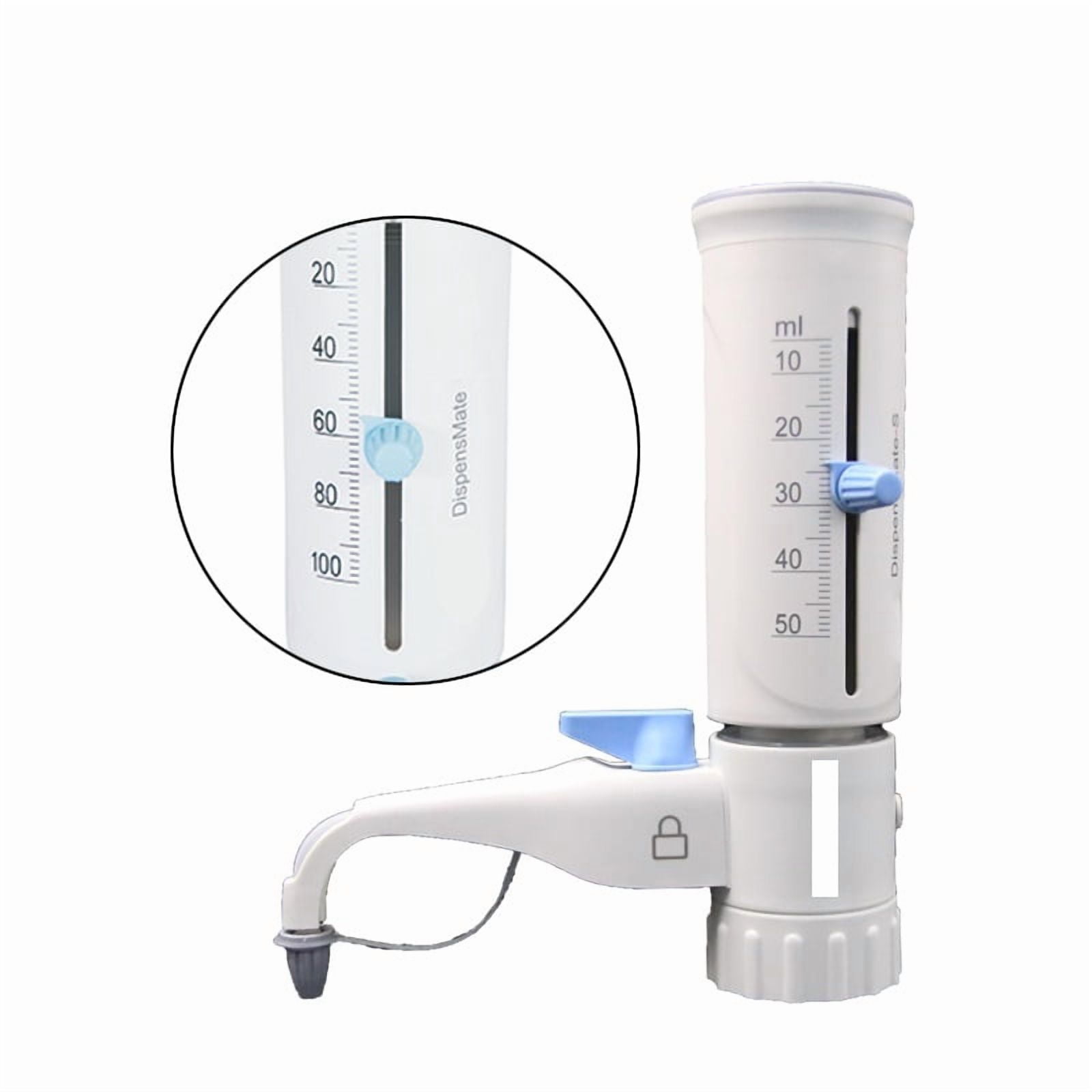 Bottle Top Dispenser Large Capacity Pipette 0.5-100ml Chemical Storage Bottle Dispenser Laboratory Equipment , High-Accurate
