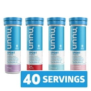Nuun Sport: Electrolyte Hydration Supplement, Juice Box Mix, 4-Pack