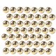 thumbnail image 1 of 1.4x1.4cm 100Pcs Elegante Campana cruzada de Navidad Campana abierta Cascabeles Colgante de árbol de Navidad Dorado, 1 of 5