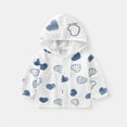 thumbnail image 2 of YunPes Toddler Boy Girls Sun Protection Jacket Lightweight Cotton Comfy Button down Jacket Baby Cute Cartoon Graphic Dry Fit Coat, 2 of 7