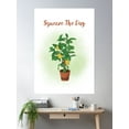 thumbnail image 2 of Squeeze The Day, Lemon Plant, Inspirational Quote Poster Wall Art, Modern Wall Decor For Living Room Bedroom, 16x24 UNFRAMED, 2 of 3