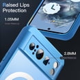 thumbnail image 6 of JETech Magnetic Case for Google Pixel 8 Pro 6.7-Inch 2023, Compatible with MagSafe, Translucent Matte Back Shockproof Phone Cover (Bay), 6 of 6
