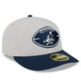 thumbnail image 3 of Men's New Era  Stone/Navy Dallas Cowboys 2024 Sideline Historic Low Profile 59FIFTY Fitted Hat, 3 of 5