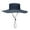 Navy Blue, variant on Visland Bucket Hat Wide Brim UV Men Breathable Mesh Anti Scratch Cap for Fishing Camping Hunting