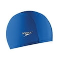 thumbnail image 1 of Speedo Unisex Adult Comfort Swim Cap Fabric - Blue, One Size, 1 of 1