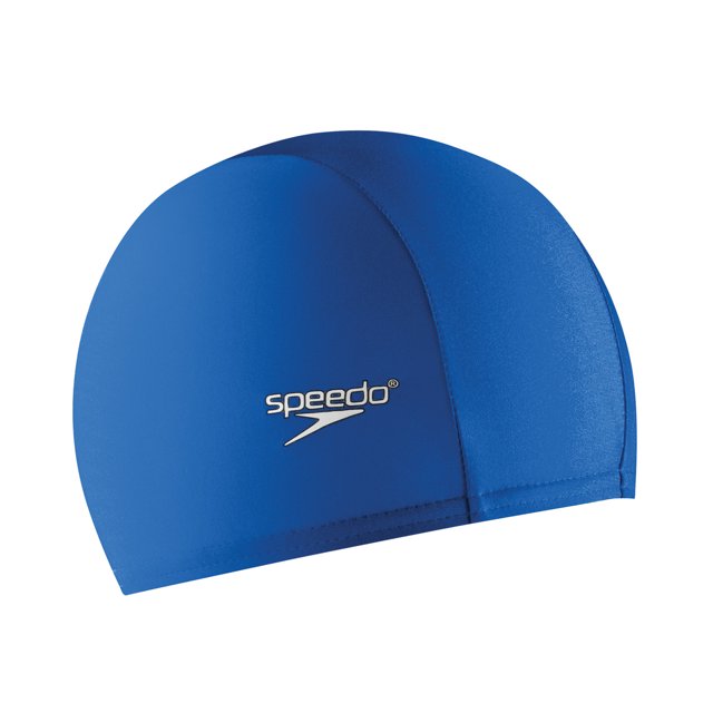 Speedo Unisex Adult Comfort Swim Cap Fabric - Blue, One Size