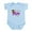 Sky Blue, variant on CafePress - All Mad Body Suit - Baby Light Bodysuit, Size Newborn - 24 Months