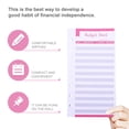 thumbnail image 4 of 40Pcs Binder Budget Sheets Expense Budget Sheets for Personal Use (Assorted Color), 4 of 9