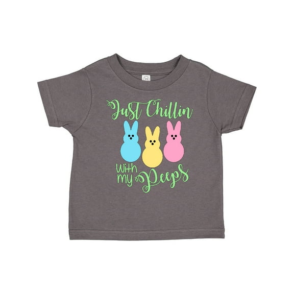 Inktastic Funny Easter Just Chillin' with My Peeps Boys or Girls Toddler T-Shirt