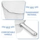 thumbnail image 3 of Cuchara de agua de plástico, cuchara de baño para el hogar, cucharón de agua para cocina y baño, cucharón de plástico para el cabello, cuchara transparente de mango largo para baño, 3 of 6
