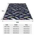 thumbnail image 2 of Yiaed Sardine Pattern Fleece Throw Blanket,Fleece Throw Blankets for Couch & Bed All Season Use -50"x40", 2 of 6