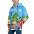 thumbnail image 2 of Sikiie Merry Christmas Gnome Youth Hoodie Sweatshirt Pullover Hooded Classic Casual Essentials Hoodiefor Boys Girls Kids -Large, 2 of 6