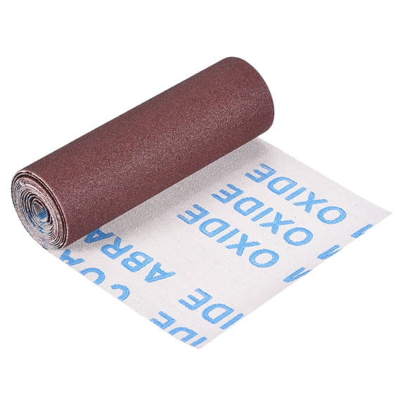 Uxcell 4" x 3.28Ft Sandpaper Roll, 240 Grit Emery Cloth Roll Abrasive Sandpaper Aluminum Oxide Sand Paper for Wood Furniture Floor Automotive Plumbing Finishing Metal Polishing