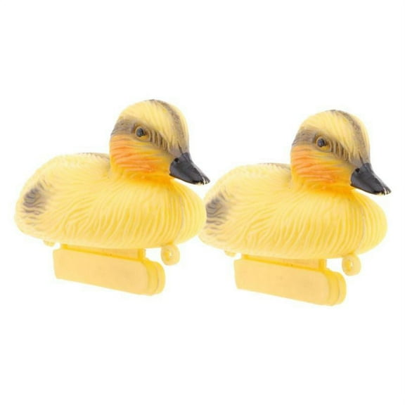 2Pcs Floating Duck Toy Statue Duck Figurine Garden Lawn Decor Hunting Decoy