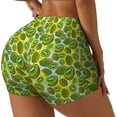 thumbnail image 2 of Naloa Kiwi Fruits Summer Biker Shorts for Women Seamless Scrunch Short Women’s Yoga Shorts for Gym Running Sport Shorts - Large, 2 of 9