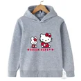thumbnail image 5 of Sudadera informal con capucha para niños y niñas de 3 a 14 años con dibujos animados de Hello Kitty Sunshine, estilo kawaii, para deportes al aire libre, 5 of 5