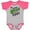 Baseball Heather and Hot Pink, variant on Inktastic Going Golfing with My Poppy Kids Golf Boys or Girls Baby Bodysuit