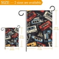 thumbnail image 3 of Colorful Seamless Cassette Tape Welcome Garden Flags, 12 x 18 Inch Double Sided Outdoor Yard Flags Waterproof For Home Outside Patio Lawn Porch, 3 of 6