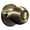 Gold, variant on Hyper Tough Bed/Bath Doorknob Ball Style, Oil-Rubbed Bronze Finish