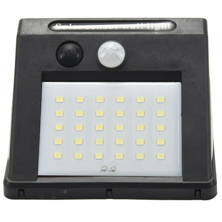

4 Pcs 40 Led Solar Wall Light Pir Motion Sensor Waterproof Bulb Garden Lamp for Outdoor Garden Yard Porch Deck