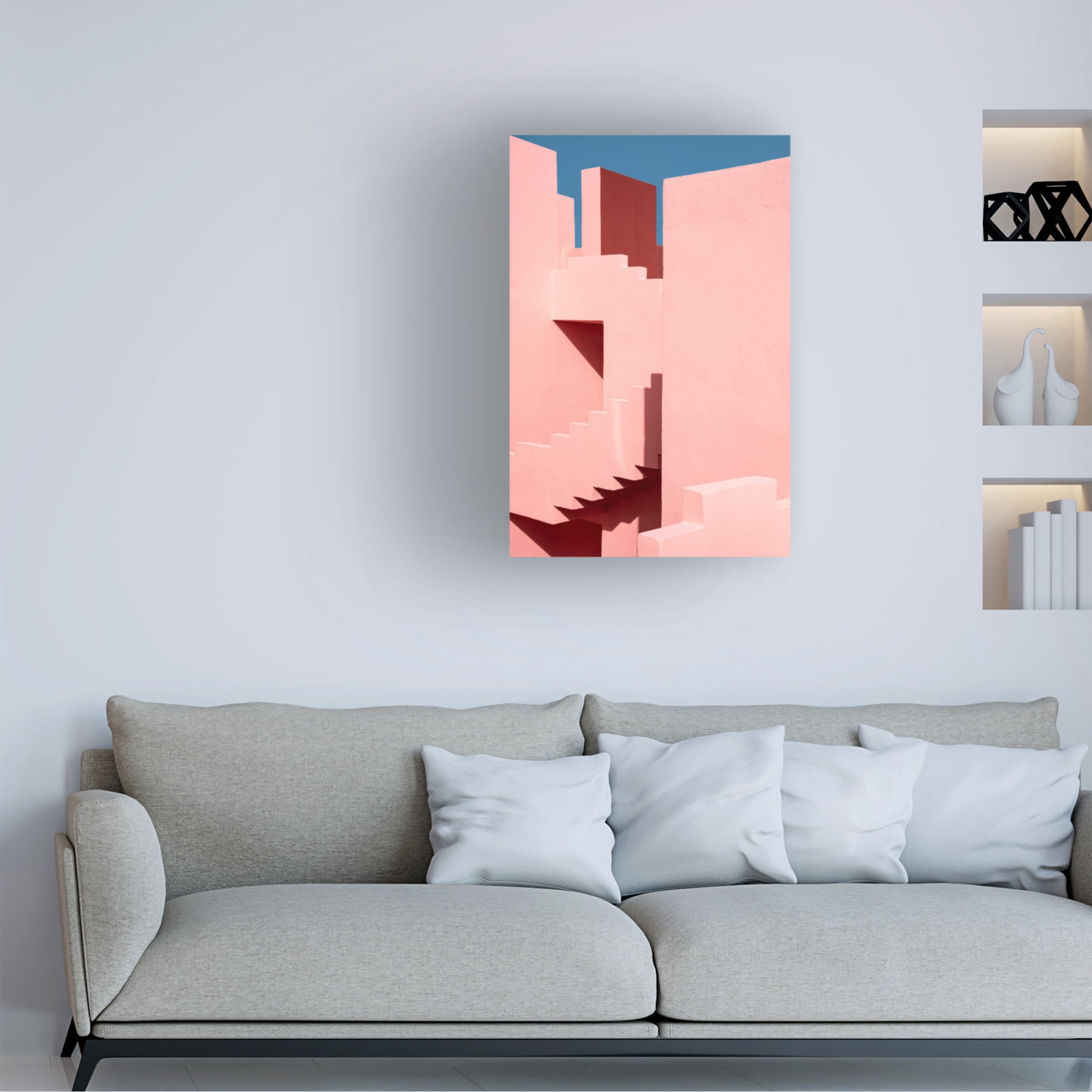 Trademark Fine Art Linda Wride Shapes And Shadows Canvas Wall Art